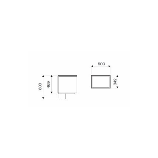 TL41 EN OFF INDEL B - frigo 12V à compresseur type bahut 40 L pour bateau & van - schéma avec dimensions