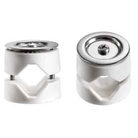 OSCULATI Platine fixation support pare-battage | Easy Fender Collier Osculati inox pour tubes 22 - 30 mm | Fixation de support pare-battage en bateau