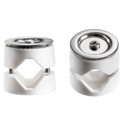 Collier Osculati inox pour tubes 22 - 30 mm | Fixation de support pare-battage en bateau