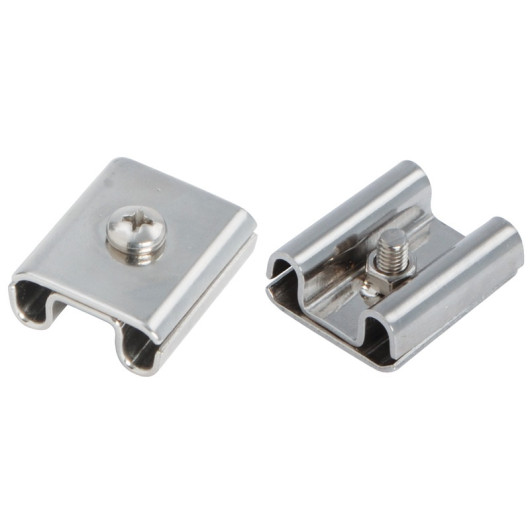 Collier Osculati inox pour support pare-battage Easy Fender de bateau | Fixation balcon 22-30 mm | maintenu par vis