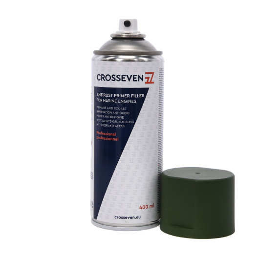 Aérosol primaire vert Crosseven au phosphate de zinc | Primaire & sous-couche | Bouchon ouvert