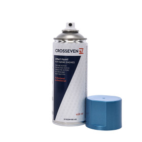 CROSSEVEN Peinture aérosol pour moteur Renault Nanni Peinture aérosol Crosseven pour moteur Renault Nanni | Laque & peinture bleu métallisé pour bateau