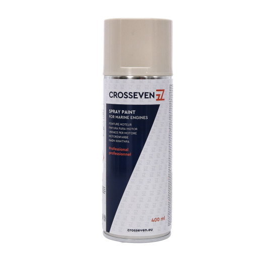 Peinture aérosol Crosseven pour moteur Caterpillar | Laque & peinture blanc