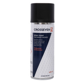 CROSSEVEN Peinture aérosol noir Peinture aérosol Crosseven noir | Laque & peinture mat ou brillant pour bateau ou camping car