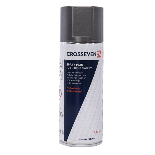 Peinture aérosol pour moteur Yanmar Crosseven | Laque & peinture pour bateau à voile ou moteur | Gris métal