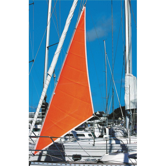 Tourmentin fluo Plastimo | Voile de sécurité pour voilier 8 à 14 m | orange