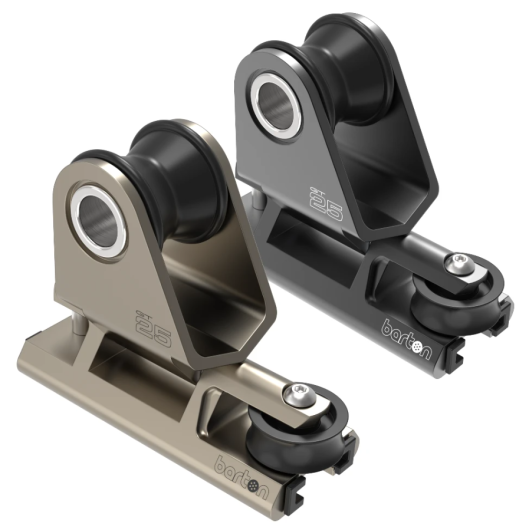 Avale tout coulissant T 25 Barton | Rail & chariot à friction accastillage voilier | 2 modèles
