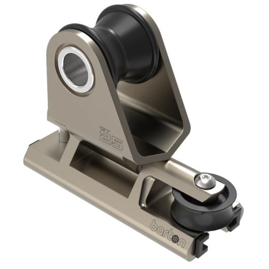 Avale tout coulissant T 25 Barton | Rail & chariot à friction accastillage voilier | spectro