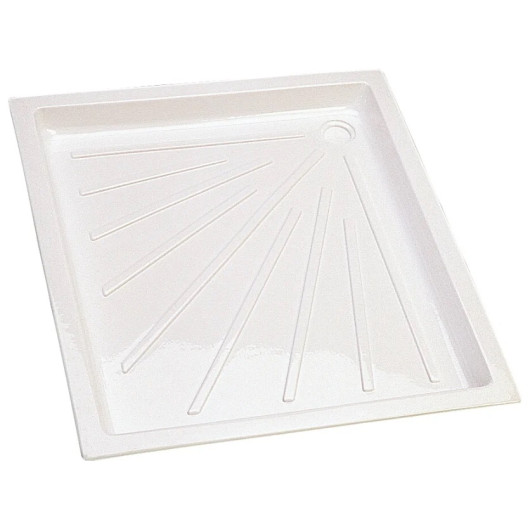 Thermoform Bac à douche 725 x 680 x 55 mm | grand receveur pour camping-car et fourgon aménagé