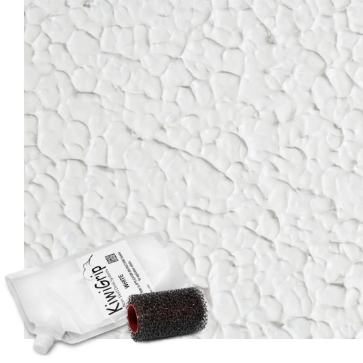 Peinture antidérapante Kiwigrip en 4 poches de 1 Litre | Peinture monocomposante | Teinte blanche