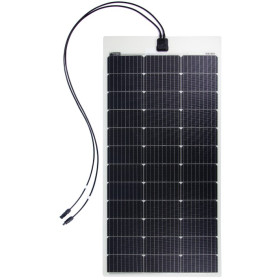 Panneau solaire flexible PERC Flex 115 W | Connexion MC4, vu de haut.