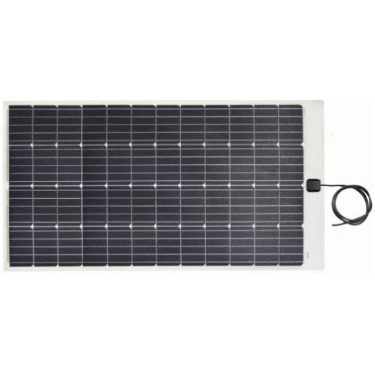 Panneau solaire flexible PERC Flex 115 W , vu de haut.