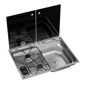 DOMETIC CVC1600G RH | Combiné réchaud gaz + évier pour camping-car et van
