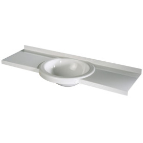 COMET Lavabo avec tablettes 900 x 270 mm