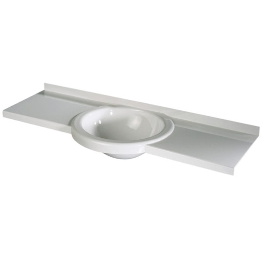 COMET Lavabo avec tablettes 900 x 270 mm