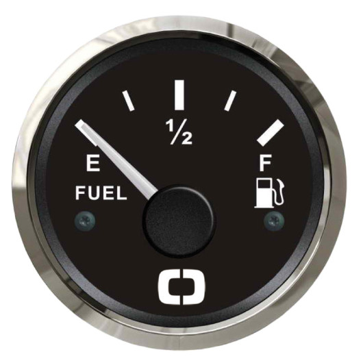 Jauge de carburant 10-190 ohm Osculati | Instrument de contrôle pour poste de pilotage du bateau | noir poli