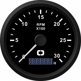 Compte-tours 0-3000 RPM Osculati | Instrument de contrôle poste de pilotage bateau de plaisance