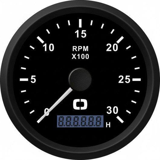 Compte-tours 0-3000 RPM Osculati | Instrument de contrôle poste de pilotage bateau de plaisance