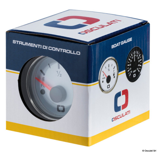 Compte-tours 0-3000 RPM Osculati | Instrument de contrôle poste de pilotage bateau de plaisance
