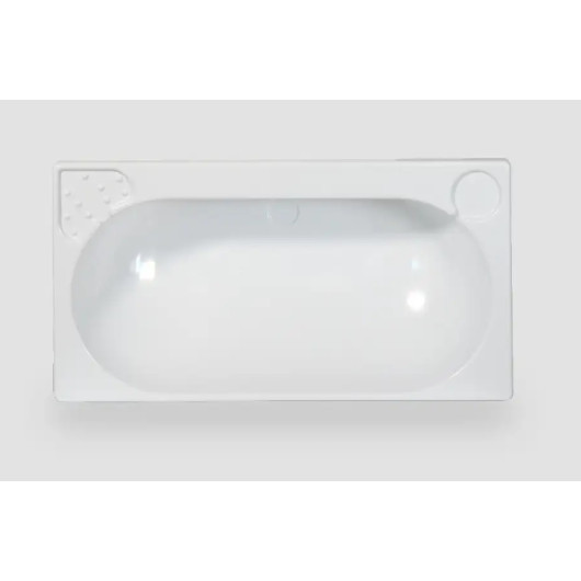 Lavabo Soltherm 650 x 340 mm en PST | aménagement salle de bain camping-car, fourgon et bateau | vue de dessus