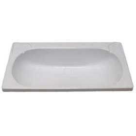 SOLTHERM Lavabo PST à encastrer | 650 x 340 mm Lavabo Soltherm 650 x 340 mm en PST | aménagement salle de bain camping-car, fourgon et bateau