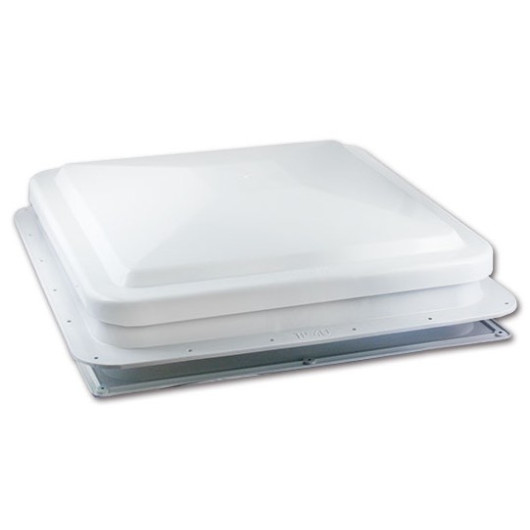 Lanterneau Soltherm TF40 40x40cm à moustiquaire pour camping-car, fourgon et caravane | capôt fermé