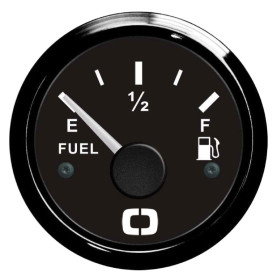 OSCULATI Jauge à carburant sélectionnable 0/190 et 240/33 Ohm Jauge à carburant sélectionnable 0/190 et 240/33 Ohm Osculati | Instrument contrôle bateau plaisance | Cadran noir