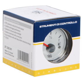 OSCULATI Jauge à carburant sélectionnable 0/190 et 240/33 Ohm Jauge à carburant sélectionnable 0/190 et 240/33 Ohm Osculati | Instrument contrôle bateau plaisance | Cadran noir