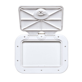NUOVA RADE Trappe Classic | Avec verrou Trappe d'accès Nuova Rade Classic étanche avec verrou | Trappe pour bateau a moteur & voilier | 463 x 517 mm
