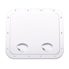 NUOVA RADE Trappe Classic | Avec verrou Trappe d'accès Nuova Rade Classic étanche avec verrou | Trappe pour bateau a moteur & voilier | 463 x 517 mm