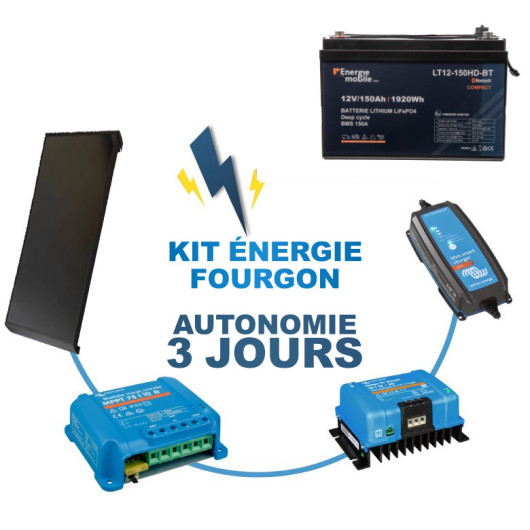Kit installation électrique | autonomie 3 jours spécial Fourgon aménagé
