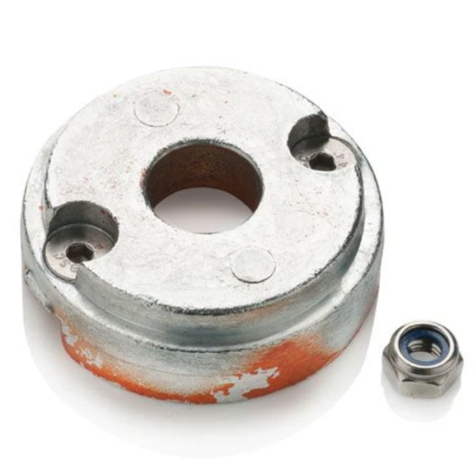 Jeu d'anode zinc pour propulseur BOW 35/45/55 kgf Vetus | Pièces détachées propulseur d'étrave bateau