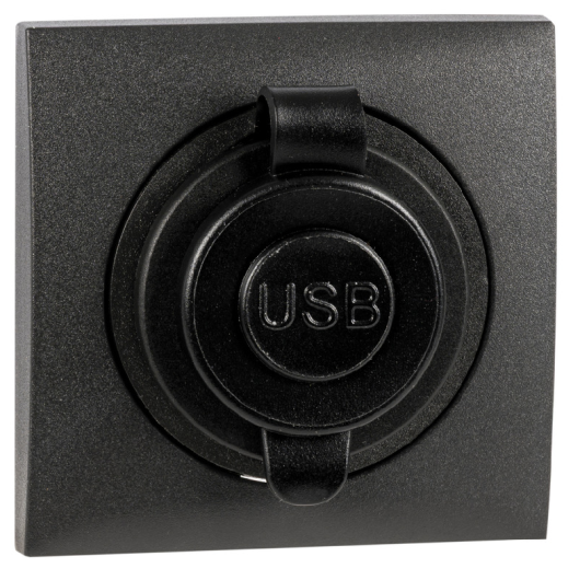Prise USB Berker, double Type-A + Type-C integro | Prise et fiche DC | Cache prise