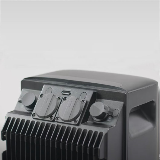 ECOFLOW Stream AC PRO | 1920 Wh: Vu connexions électrique étanche