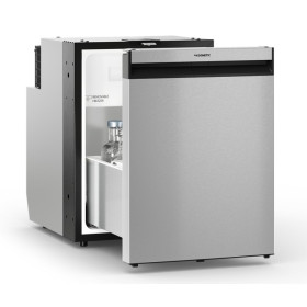 DOMETIC NRXD 50S DOMETIC NRXD 50S, réfrigérateur à tiroir pour bateau et van vue entrouvert de côté.