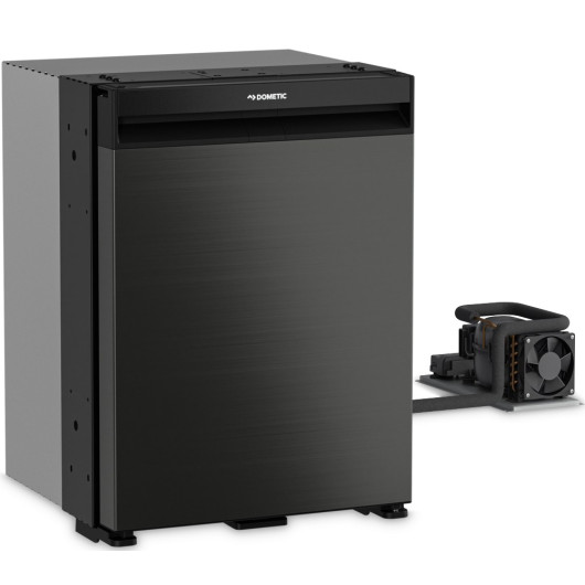 DOMETIC Réfrigérateur à compresseur déportable NRX 35C - pour van et bateau, vu de face AVEC COMPRESSEUR