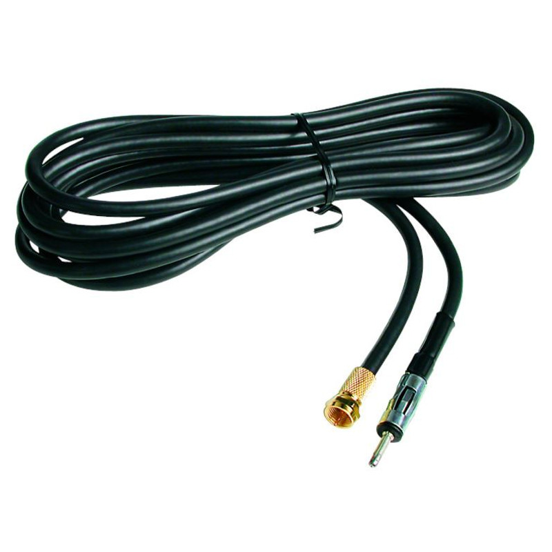 Câble Radio Glomex V9148 - 3,6 M Avec Connecteur F Mâle Doré Pour Prise Motorola