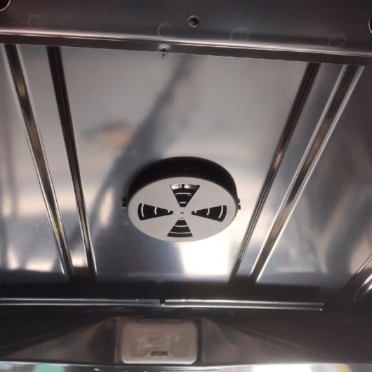 Aérateur inox Ava-Matic Deck matic | Aérateur | Vue intérieur obturateur rond