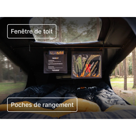 Tente de toit pour 2 personnes Go TentBox | Camping en voiture, SUV ou 4x4 | H2R Equipements