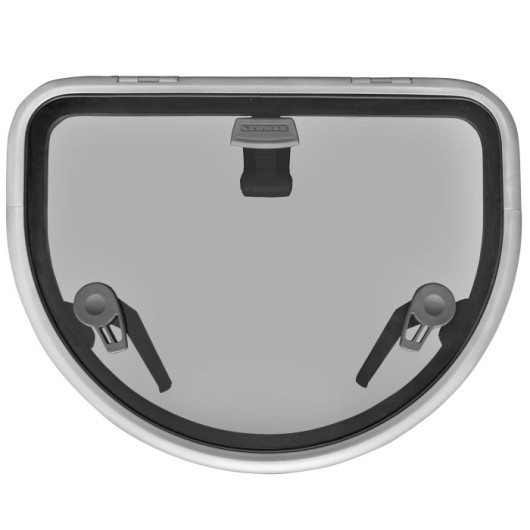 Panneau de pont en D Lewmar Low Profil | Hublot & panneau de pont de grande qualité pour bateau | Vue du dessus