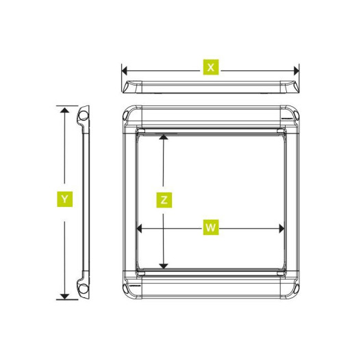 Habillage Roller Shade Lewmar store-moustiquaire | Occultant-moustiquaire pour panneau de pont | Dimensions