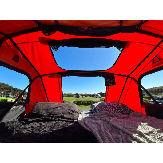 Tente de toit familiale pour 4 personnes Lite XL de TentBox | Road trip en voiture | H2R Equipements
