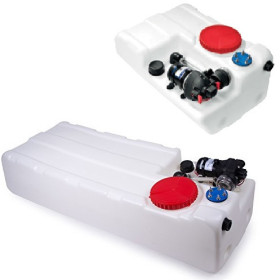 Pack pompe et réservoir Bora 40 L Nuova Rade pour bateau & van aménagé | Système d'eau complet