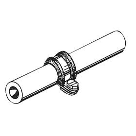 OSCULATI Colliers de fixation inox et caoutchouc | Boîte de 10 Collier de fixation inox ø 8 à 65 mm Osculati | Pour tuyaux et équipements tubulaires en van, bateau ou camping-car