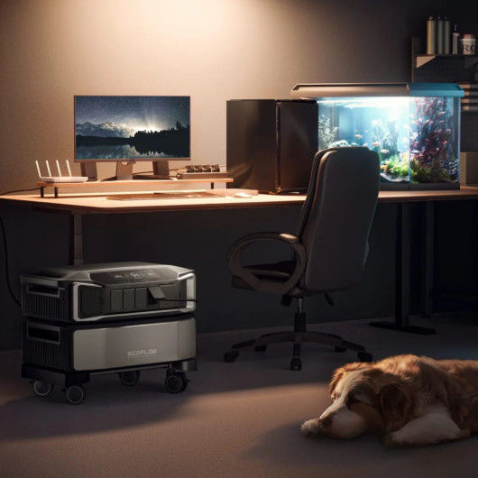 ECOFLOW Delta Pro Ultra | 6144 Wh dans un bureau