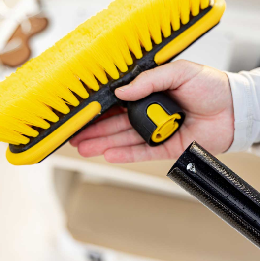 Brosse Revolve pour la perche enroulable |Accessoires de gaffes | Moyen de fixation