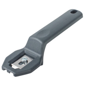 Rabot d’affleurage Wolfcraft | Découpe profilé de chant pour van, camping-car, bateau
