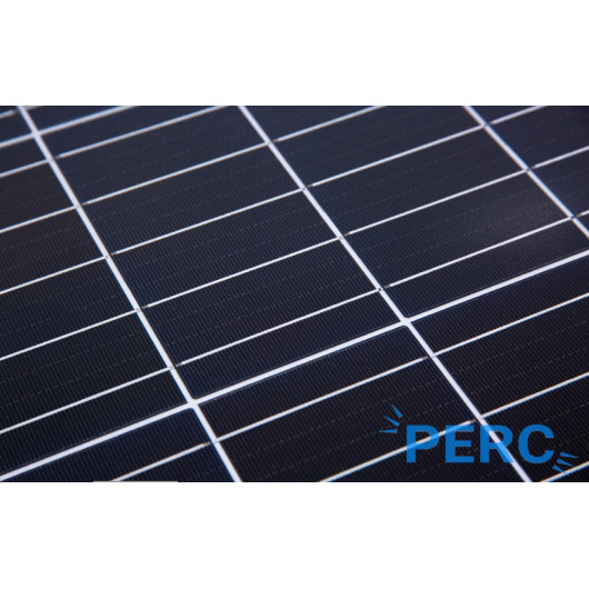 EM série A monocristallin PERC 105W panneau solaire haut de gamme petit prix - vu rapproché cellule PERC