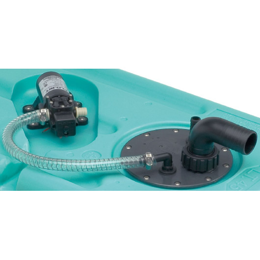 Pack réservoir + pompe 12V Can-SB | Kit eau potable prêt à l’emploi pour van, bateau et camping-car | pompe 4 L/min