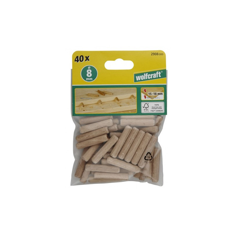 Lot De 6 Chevilles Carrées En Bois Dur 25 X 300 Mm - Bâtonnets Pour Bricolage, Artisanat Et Décoration
